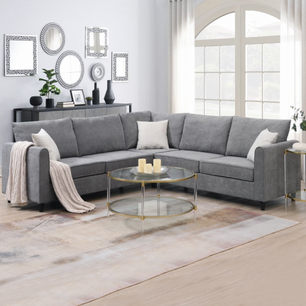 Sectional L‑Shaped Sofa
